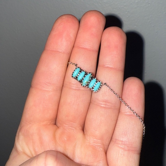Montana Silversmith Turquoise Bar Necklace - Picture 3 of 5